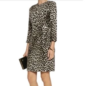 Rag & Bone Leopard Mini Dress 100%silk size 6 NWT